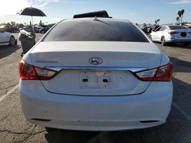 5NPEB4ACXCH390497 - 2012 HYUNDAI SONATA GLS WHITE photo 6