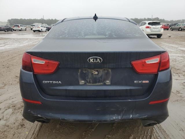 5XXGN4A76FG453436 - 2015 KIA OPTIMA EX BLUE photo 6