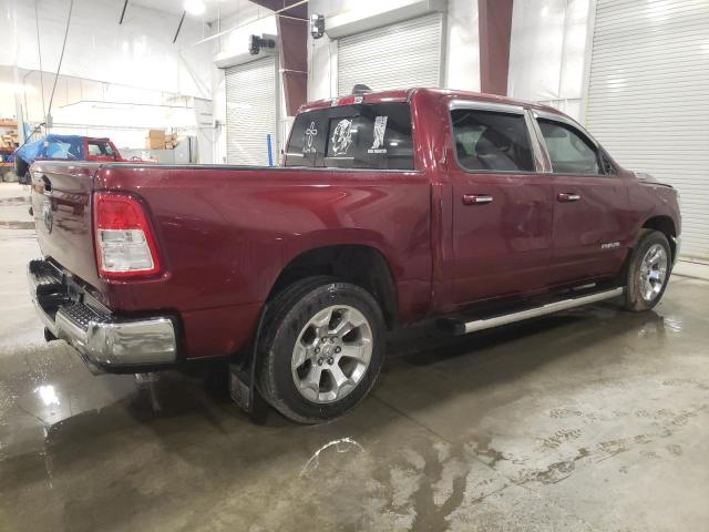 1C6SRFFT8KN732361 - 2019 RAM 1500 BIG HORN/LONE STAR MAROON photo 3