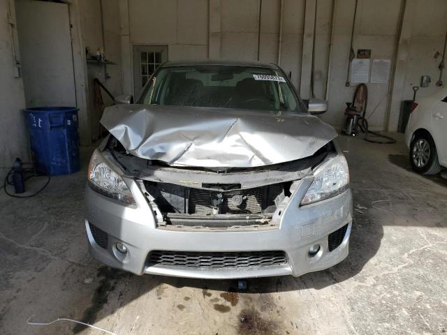 3N1AB7AP4EY272277 - 2014 NISSAN SENTRA S SILVER photo 5