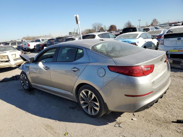 5XXGR4A75FG389930 - 2015 KIA OPTIMA SX SILVER photo 2