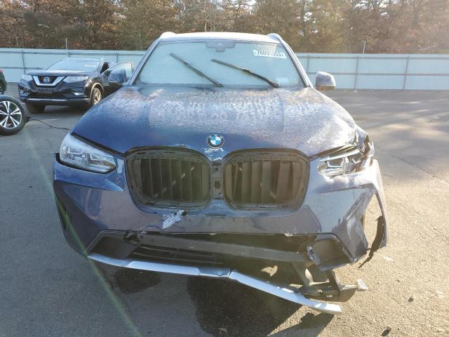5UX53DP08N9N42037 - 2022 BMW X3 XDRIVE30I BLUE photo 5
