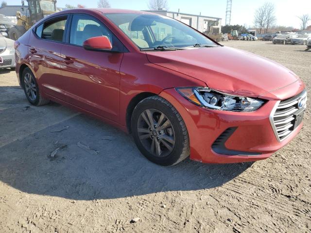 5NPD84LF0HH184517 - 2017 HYUNDAI ELANTRA SE RED photo 4