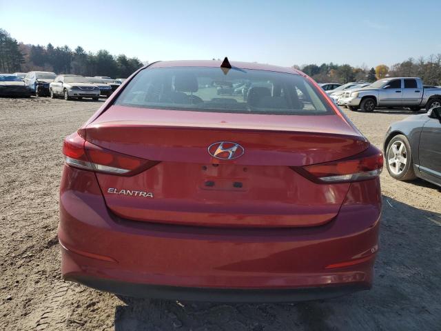 5NPD84LF0HH184517 - 2017 HYUNDAI ELANTRA SE RED photo 6