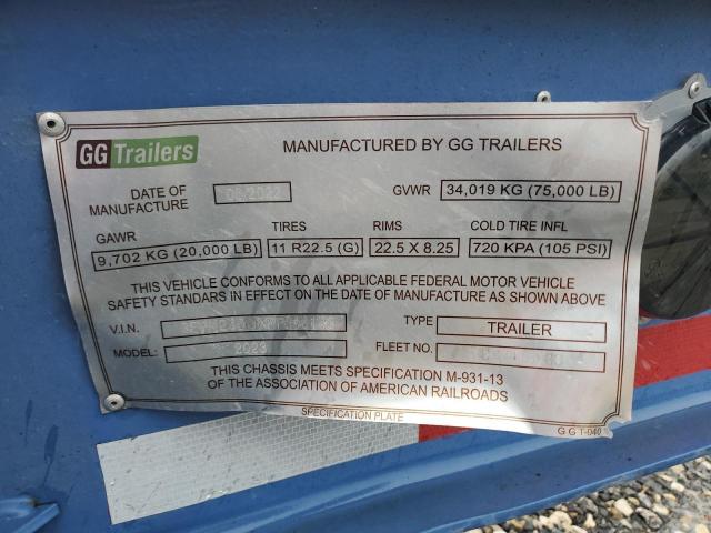 3EYN240MXPF000145 - 2023 UTILITY CHASSIS BLUE photo 10