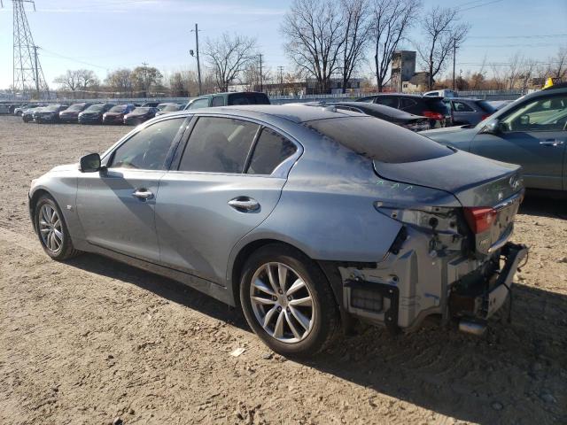 JN1BV7AR4EM681587 - 2014 INFINITI Q50 BASE BLUE photo 2