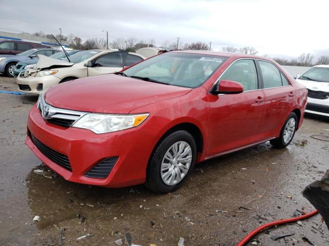 4T1BF1FK9CU530448 - 2012 TOYOTA CAMRY BASE RED photo 1