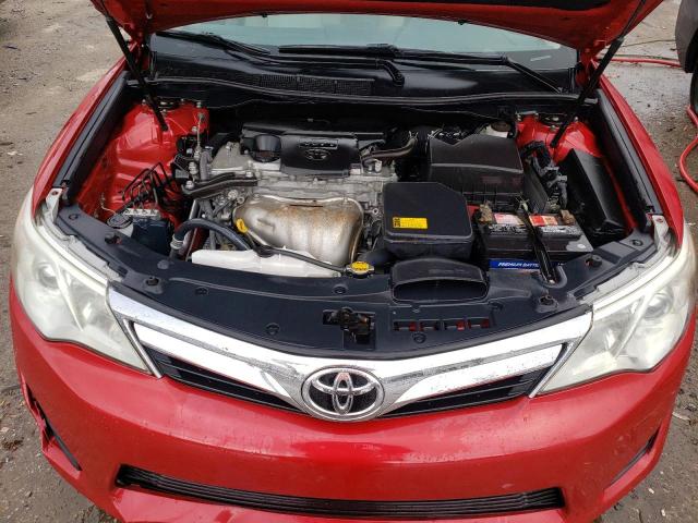 4T1BF1FK9CU530448 - 2012 TOYOTA CAMRY BASE RED photo 11