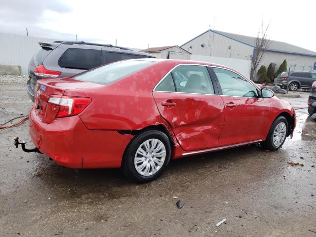 4T1BF1FK9CU530448 - 2012 TOYOTA CAMRY BASE RED photo 3