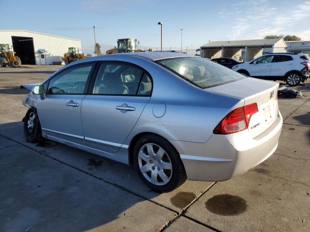 1HGFA16576L049673 - 2006 HONDA CIVIC LX SILVER photo 2