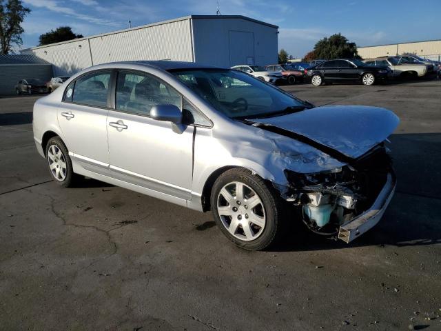 1HGFA16576L049673 - 2006 HONDA CIVIC LX SILVER photo 4