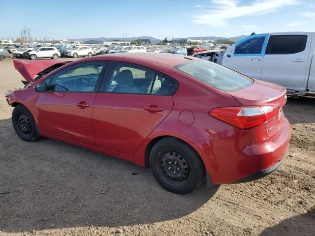 KNAFX4A63F5283048 - 2015 KIA FORTE LX RED photo 2