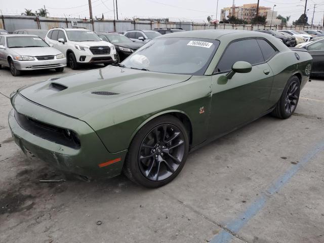 2C3CDZFJ0NH108874 - 2022 DODGE CHALLENGER R/T SCAT PACK GREEN photo 1
