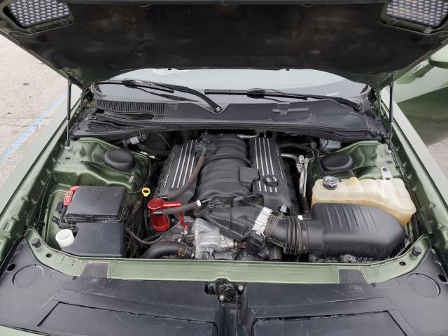 2C3CDZFJ0NH108874 - 2022 DODGE CHALLENGER R/T SCAT PACK GREEN photo 11