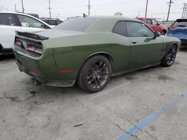 2C3CDZFJ0NH108874 - 2022 DODGE CHALLENGER R/T SCAT PACK GREEN photo 3