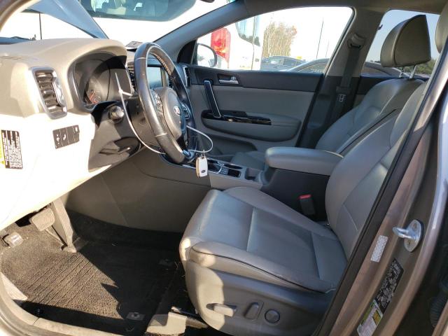 KNDPNCAC4J7401702 - 2018 KIA SPORTAGE EX GRAY photo 7