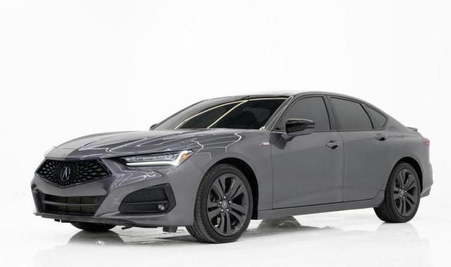 19UUB5F59PA000452 - 2023 ACURA TLX TECH A GRAY photo 2