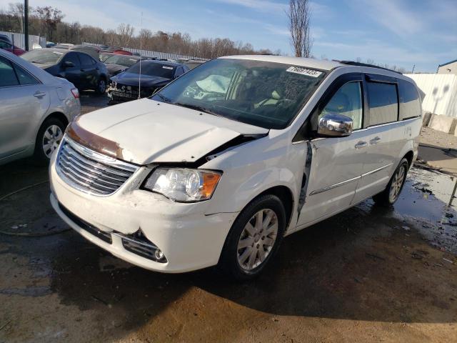 2C4RC1CG2CR250542 - 2012 CHRYSLER TOWN & COU TOURING L WHITE photo 1