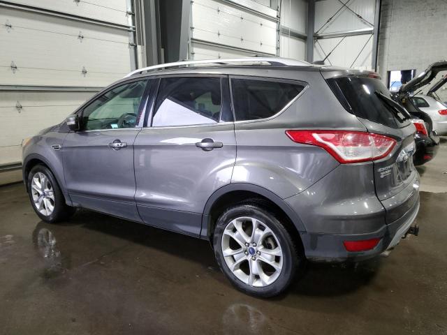 1FMCU9J9XEUB43696 - 2014 FORD ESCAPE TITANIUM GRAY photo 2