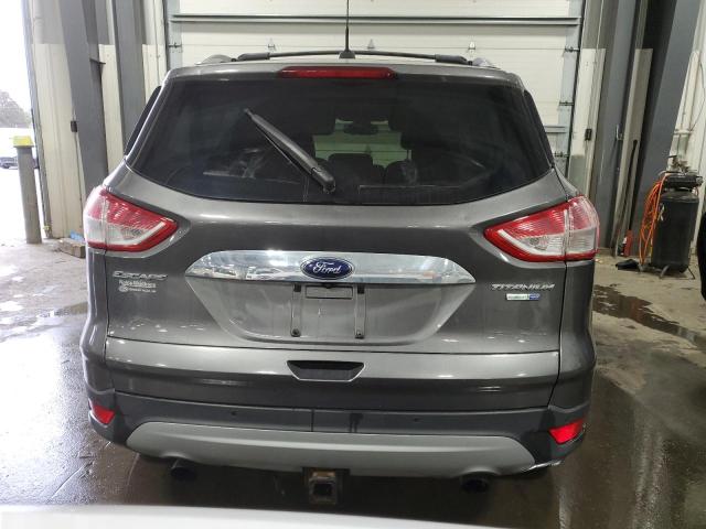 1FMCU9J9XEUB43696 - 2014 FORD ESCAPE TITANIUM GRAY photo 6