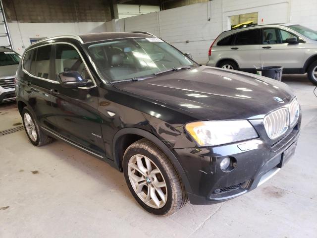 5UXWX7C53BLL15378 - 2011 BMW X3 XDRIVE35I BLACK photo 4