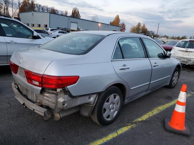 1HGCM564X5L002371 - 2005 HONDA ACCORD LX SILVER photo 3