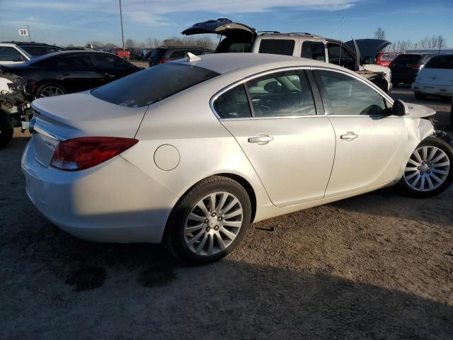 2G4GR5EK1C9171213 - 2012 BUICK REGAL WHITE photo 3