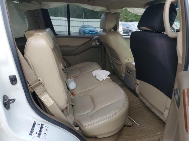 5N1AR18U66C650901 - 2006 NISSAN PATHFINDER LE WHITE photo 11