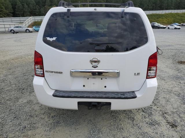 5N1AR18U66C650901 - 2006 NISSAN PATHFINDER LE WHITE photo 6