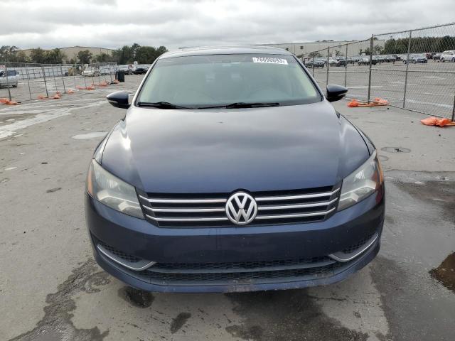 1VWBH7A37CC065723 - 2012 VOLKSWAGEN PASSAT SE BLUE photo 5