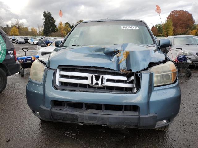 5FNYF18727B024336 - 2007 HONDA PILOT EXL BLUE photo 5