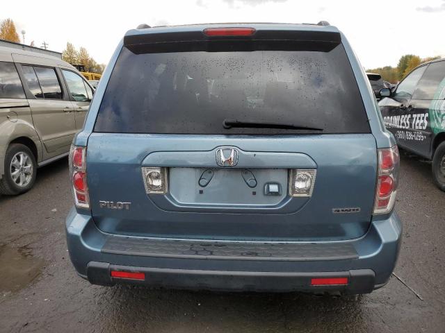 5FNYF18727B024336 - 2007 HONDA PILOT EXL BLUE photo 6