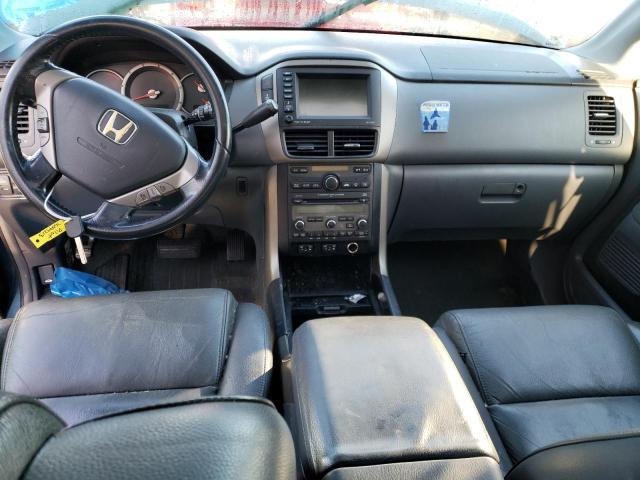 5FNYF18727B024336 - 2007 HONDA PILOT EXL BLUE photo 8