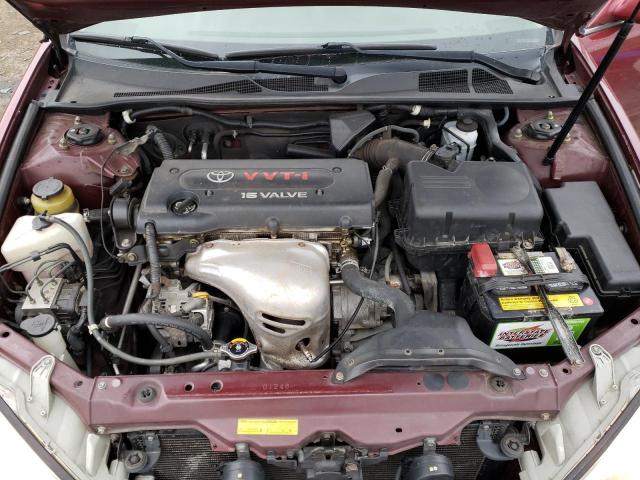 4T1BE32K43U252482 - 2003 TOYOTA CAMRY LE MAROON photo 11