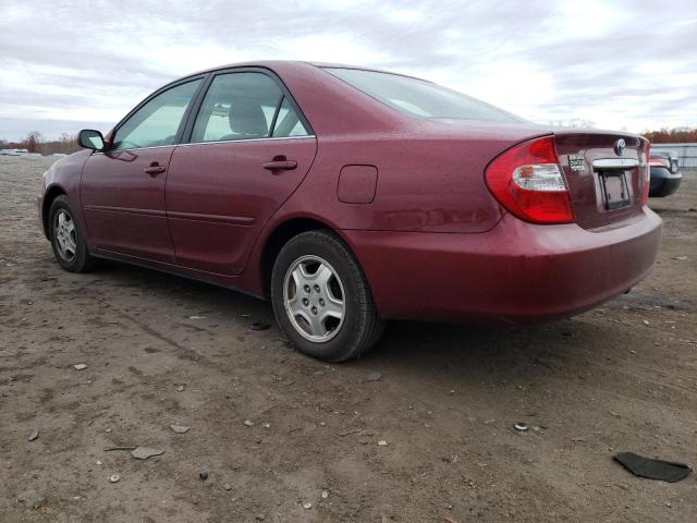 4T1BE32K43U252482 - 2003 TOYOTA CAMRY LE MAROON photo 2