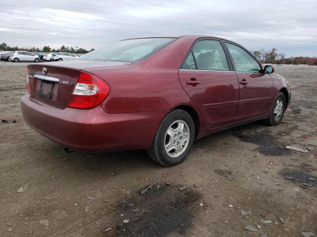 4T1BE32K43U252482 - 2003 TOYOTA CAMRY LE MAROON photo 3