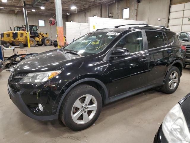 2T3RFREVXFW375655 - 2015 TOYOTA RAV4 XLE BLACK photo 1