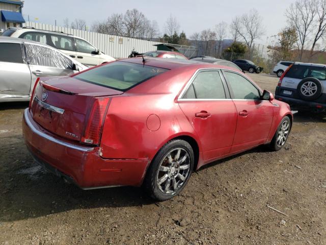 1G6DG577680168026 - 2008 CADILLAC CTS BURGUNDY photo 3