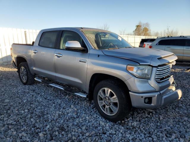 5TFAW5F14EX378370 - 2014 TOYOTA TUNDRA CREWMAX PLATINUM Silber Foto 4