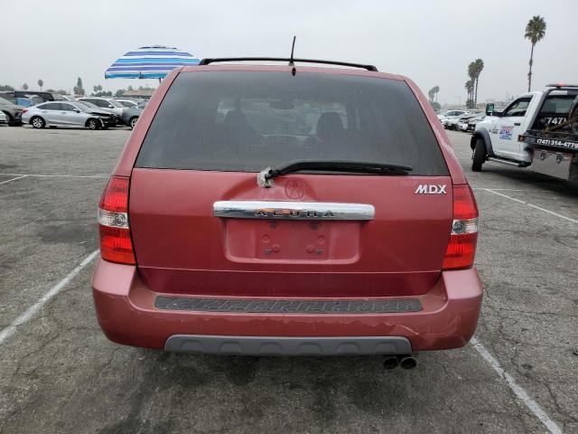 2HNYD18673H545211 - 2003 ACURA MDX TOURING RED photo 6