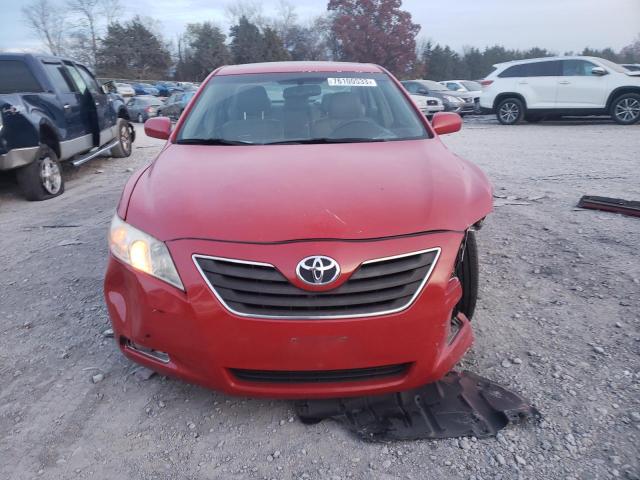 4T1BE46K09U378007 - 2009 TOYOTA CAMRY BASE RED photo 5