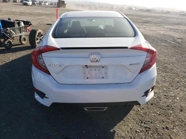 19XFC2E86LE008448 - 2020 HONDA CIVIC SPORT WHITE photo 6