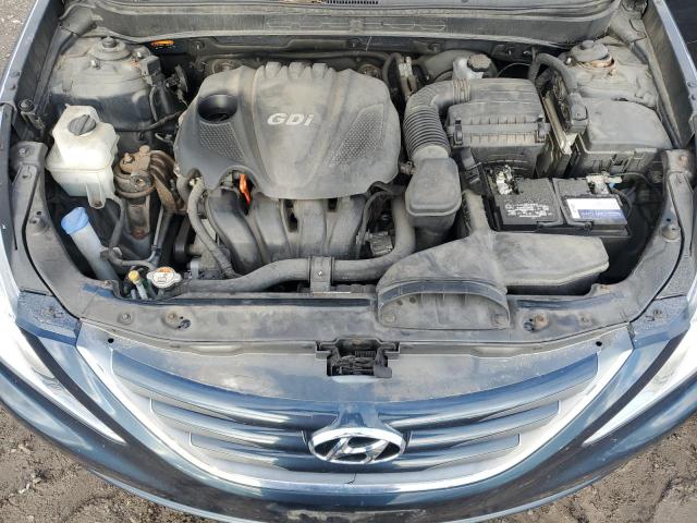 5NPEB4ACXEH907123 - 2014 HYUNDAI SONATA GLS BLUE photo 11