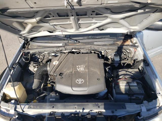 5TEUU42N15Z052315 - 2005 TOYOTA TACOMA ACCESS CAB ვერცხლისფერი ფოტო 11