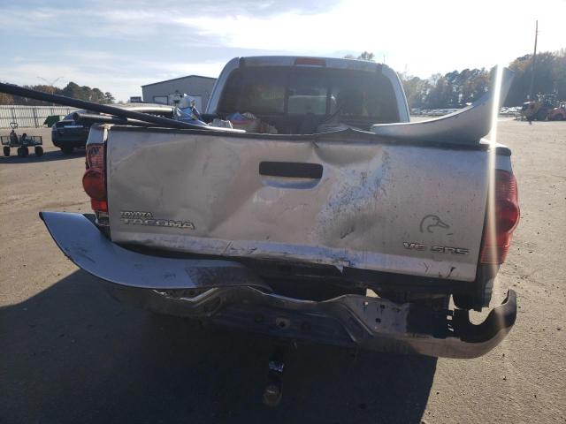 5TEUU42N15Z052315 - 2005 TOYOTA TACOMA ACCESS CAB ვერცხლისფერი ფოტო 6