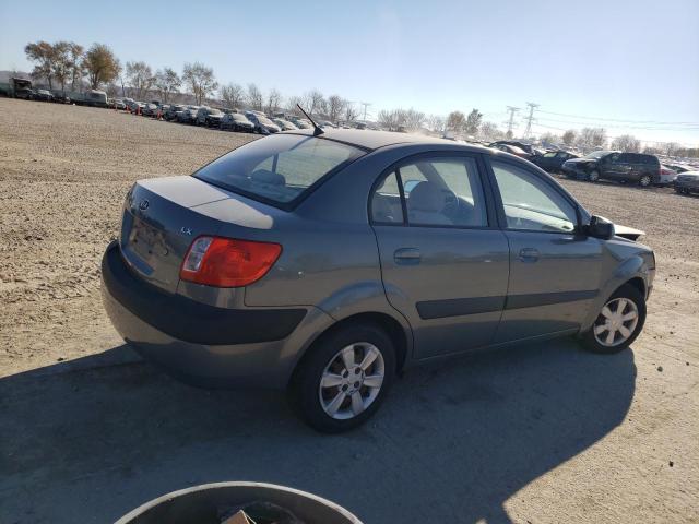 KNADE123366102802 - 2006 KIA RIO GRAY photo 3