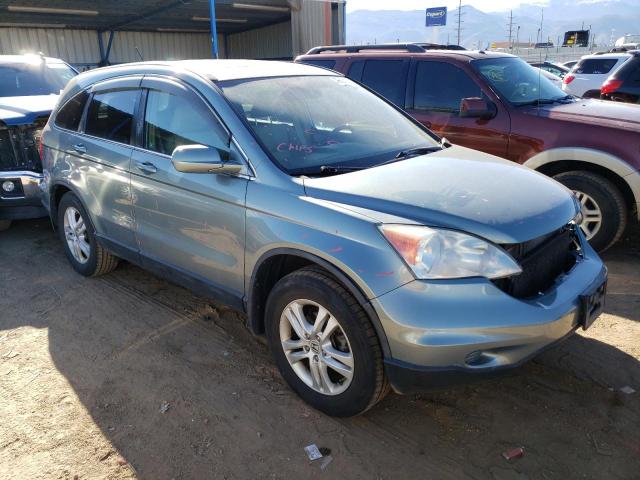 5J6RE4H7XAL073842 - 2010 HONDA CR-V EXL BLUE photo 4