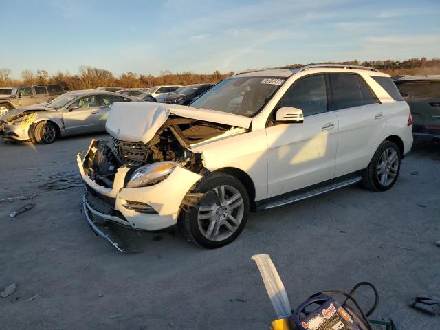 4JGDA5HB5FA528326 - 2015 MERCEDES-BENZ ML 350 4MATIC WHITE photo 1