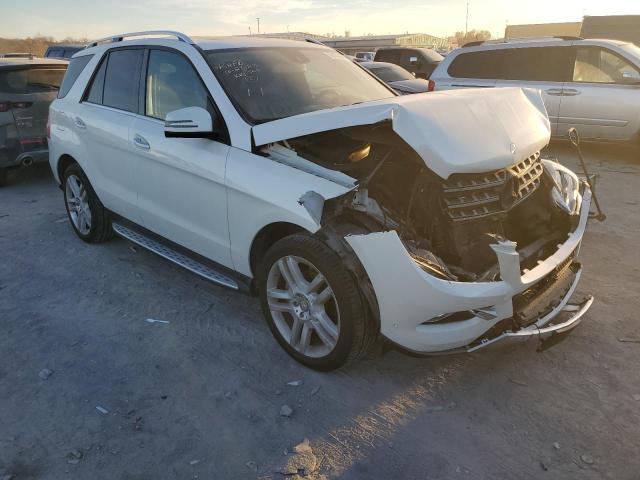 4JGDA5HB5FA528326 - 2015 MERCEDES-BENZ ML 350 4MATIC WHITE photo 4
