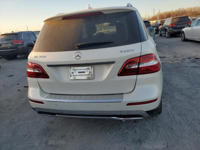 4JGDA5HB5FA528326 - 2015 MERCEDES-BENZ ML 350 4MATIC WHITE photo 6